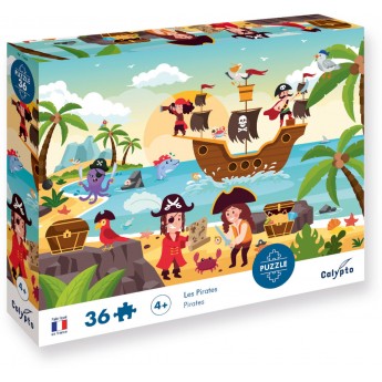 Puzzle enfant 4 ans - Puzzle 36 pièces DJECO, Cocodile Creek