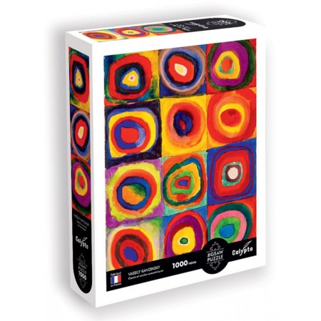 Calypto Puzzle 1000 elementów Kwadraty i koncentryczne okręgi, Kandinsky 7011