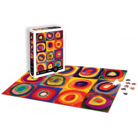 Calypto Puzzle 1000 elementów Kwadraty i koncentryczne okręgi, Kandinsky 7011