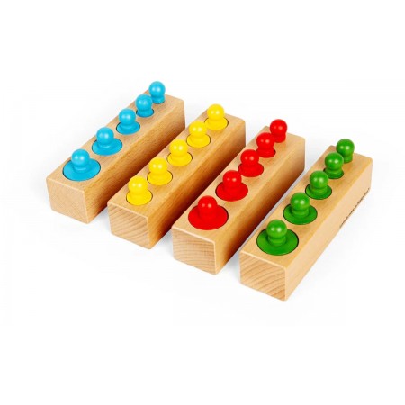 BigJigs Edukacyjny sorter długości i wielkości, gra Montessori +3