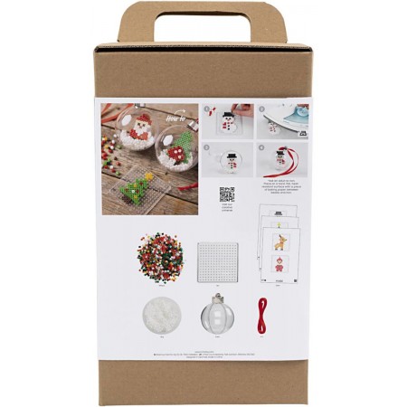 Craft Kit Christmas Baubles, Beads