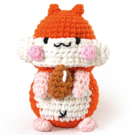 Zestaw do szydełkowania Chomik Amigurumi 10cm